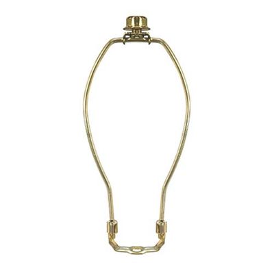 Royal Designs HA-1001-11BR-1 Heavy Duty Lamp Harp, 11", Polished Brass
