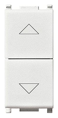 Vimar Série plana - Interruptor 2 teclas 2 polos 10ax branco