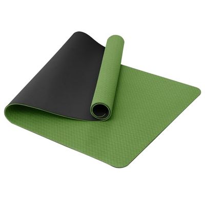 Narwhal Yogamat TPE Antislip Groot XXL 190 x 80 x 0,6 cm 6 mm dik - Yogamatten voor dames en heren Oefening Gym Pilates Fitness & Workout Training (GROEN/ZWART, 190 x 80 x 0,6 cm)