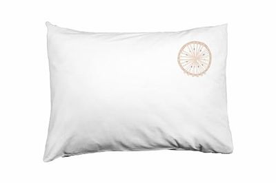 Bona Basics, Fodera decorativa per cuscino, decorazione per la casa, per divano, caffetteria, Dimensioni: 50x35 cm, colore: bianco