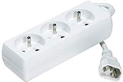 LOGON 3 Way Power Strip for UPS System - cabo (1,5 m, macho conector/fêmea conector)
