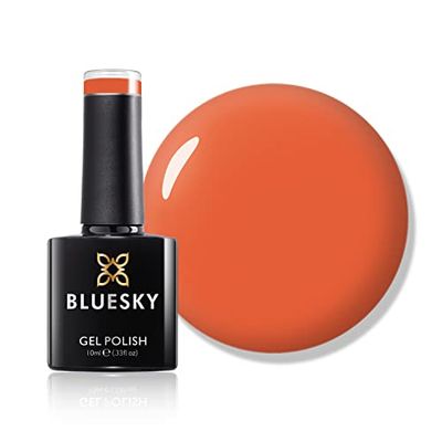 Bluesky Gel Nail Polish, Pumpkin Spice Bp01, 10 ml, Orange, Red, Long Lasting, Chip Resistant, 10 ml (Requires Drying Under UV LED Lamp)