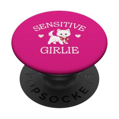 Chica sensible PopSockets PopGrip Adhesivo