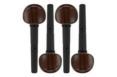 Wittner 270111S04P Set of 4 Violin Fine Tuning Swivels for 4/4-3/4 Violin Diameter 7.8/1:30 Rosewood Colours Made in Germany