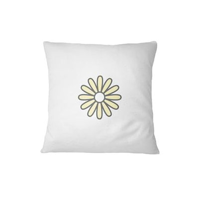 Bona Basics, Funda de cojín Decorativa, decoración del hogar, para sofá, cafetería, Tamaño: 45X45 cm, Color: Blanco
