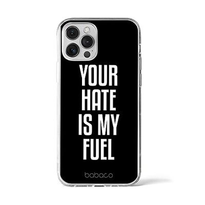 ERT GROUP mobiltelefonfodral för Apple Iphone 12 PRO MAX originalt och officiellt licensierat Babaco mönster My fuel 002 Vit anpassad till formen på mobiltelefonen, fodral tillverkad av TPU-plast