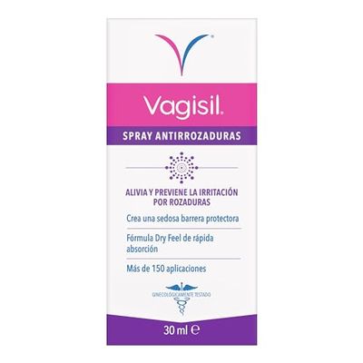 Vagisil Spray Anti-Sfregamento. Allevia e Previene Irritazioni Da Sfregamento Tutto il Giorno. Uso Esterno. 30ml