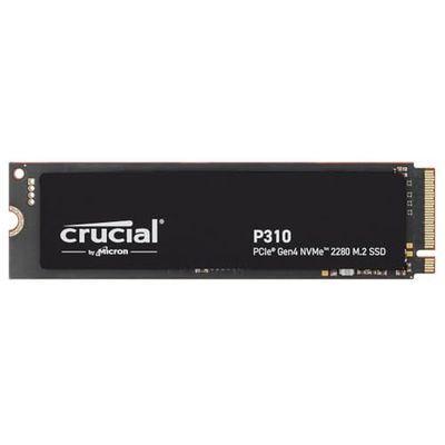 Crucial P310 500GB PCIe Gen4 NVMe M.2 2280 Interne Gaming SSD, Tot 6.600 MB/s, Compatibel met Laptop en Desktop, Solid State Drive - CT500P310SSD801