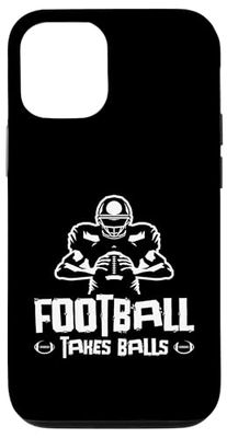 Football Takes Balls – Strong Quarterback for Athlete Case for iPhone 12/12 Pro