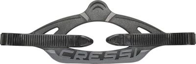 CRESSI Mask Strap Professional Group C Black/Grey - Correa Original Equipment para Máscaras de Buceo y Snorkel Cressi, Grupo C, Negro/Gris, Talla Única, Unisex