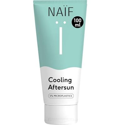 Naïf Naturally Cooling After Sun Gel - 150 ml, Gel calmante para después del sol para después de un día soleado, Vegano