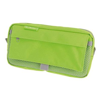 herlitz 50022052 luieraar met 2 buitenzakken, multicolor, neon groen