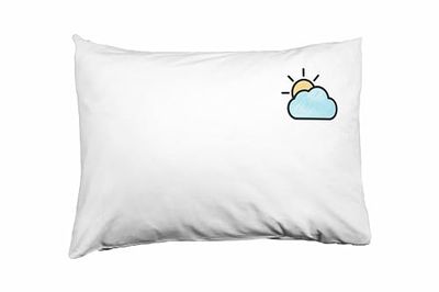 Bona Basics, Funda de cojín Decorativa, decoración del hogar, para sofá, cafetería, Tamaño: 50x35 cm, Color: Blanco