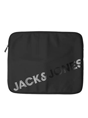 JACK & JONES Jacowen Laptop Sleeve, Mochilas para portátil Hombres, Negro, Talla única
