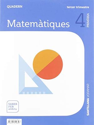 QUADERN MATEMATIQUES 4 PRIMARIA 3 TRIM SABER FER AMB TU - 9788491315834 (SABER HACER CONTIGO)