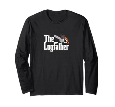 The Logfather - Motosierra divertida de leñador Manga Larga