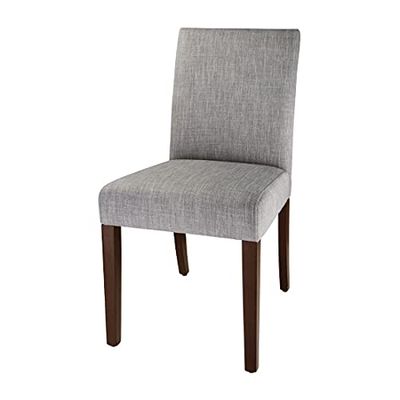 Bolero Chiswick - Sedie da pranzo con struttura in legno duro e seduta in tessuto, robuste e facili da pulire, altezza 507 mm, confezione da 2