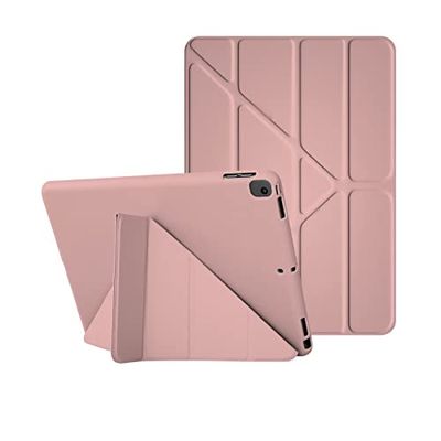 Fodral kompatibelt med iPad Pro 11 2021/2020 (3/2:a generationen) fodral, mjukt smalt TPU smart fodral, 5-i-1 olika betraktningsvinklar, automatisk sov-/väckningsfodral