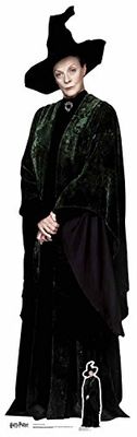 STAR CUTOUTS Dos livros oficiais de Harry Potter Lifesize cartão recortado do professor McGonagall 189 cm de altura