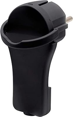 Brennenstuhl Flat Plug (Small), Black