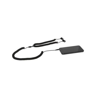 Spiraalkabel Thumbs Up Curearblk hoofdtelefoon zwart