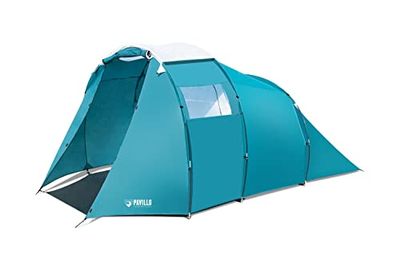 Gazebo Unisex – Adults (3.05m + 95cm) X2.55mX1.80m Family Dome 4 Tent, Colour, Size