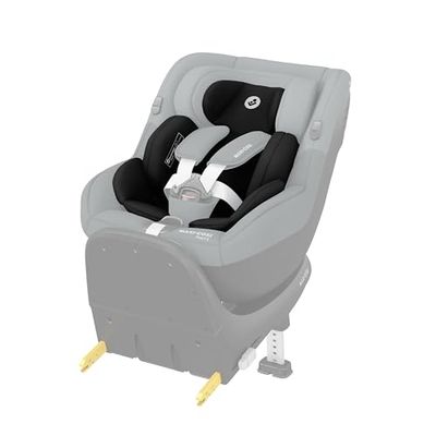 Maxi-Cosi Pearl S-zitverkleiner voor baby's, Autostoel baby-zitverkleiner, 0-3 m, 40-60 cm, Machinewasbare autostoel baby-zitverkleiner voor Pearl S-autostoel, Eco Care-stof, Authentic Black
