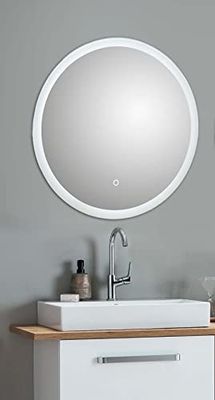 Schildmeyer Espejo Redondo Sun con iluminación LED, diámetro 60 cm
