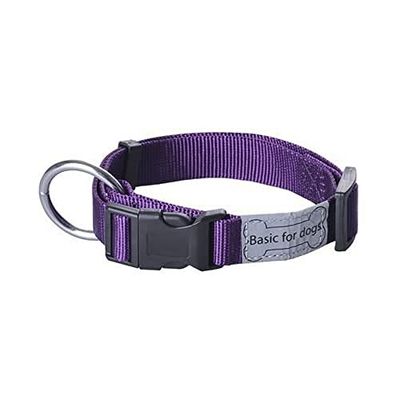 Wouapy hondenhalsband Basic Line Wouapy, violet, 45/72 cm