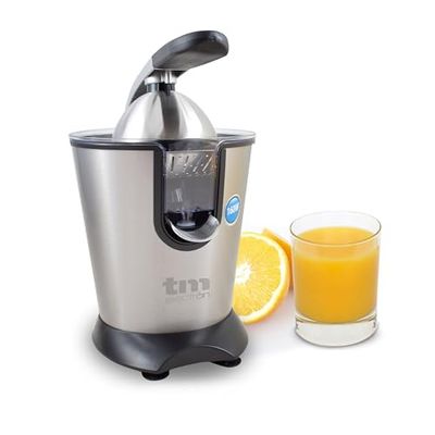 TM Electron Tmpex010 - Spremiagrumi elettrico con corpo in acciaio inox, 160 W, colore: grigio
