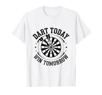 Dart Oggi Vincere Domani Gioco Giocatore Sportivo Maglietta