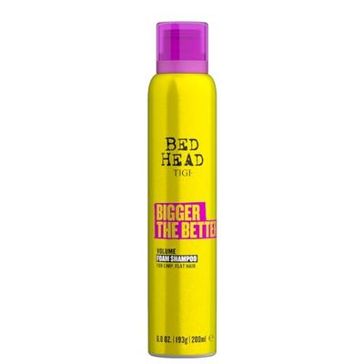 Bed Head by TIGI - Bigger The Better Hair Volume Foam Shampoo - Ideal for Fine Hair - 200 ml