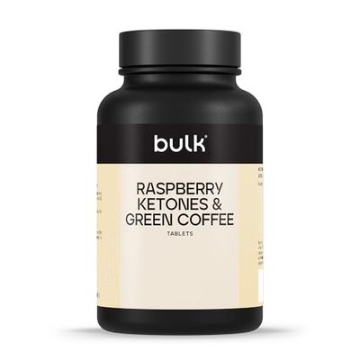Bulk Raspberry Ketones and Green Coffee Tablets, 200 mg, Pack of 60