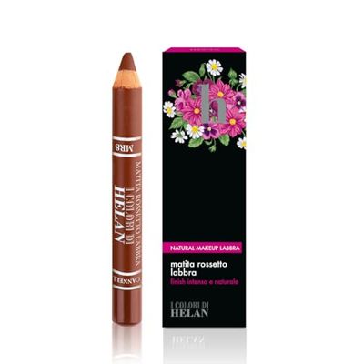 Helan I Colori di Helan - Lápiz de Labios Canela Suave Maquillaje Luminoso Hidratante, Lápiz de Labios Trazo Preciso con Ceras Nutritivas Textura Cremosa Lápiz de Labios Intenso de Larga Duración