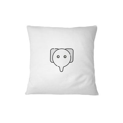 Bona Basics, Fodera decorativa per cuscino, decorazione per la casa, per divano, caffetteria, Dimensioni: 45X45 cm, Colore: Bianco