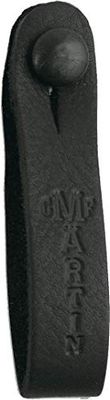 C.F Martin 18A0031 Headstock Tie Leather, Black, 0.2x5.1x4