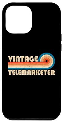 Vintage Telemarketer Job Title Birthday Idea Custodia per iPhone 12 Pro Max