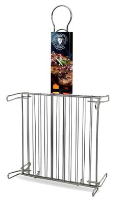 FORNOR 11265 Griglia doppia in acciaio con gambe 25 x 25 c