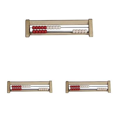 Wissner 80200.3 Rake Frame 20 Space 24 x 4.5 x 6 cm, Red and White (Pack of 3)