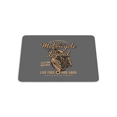 Bonamaison, Digital Print Rectangle Mouse Mat Non-slip Base for Office and Home, Size: 22x18cm