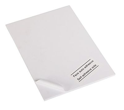 Clairefontaine - Ref 93626C - Foam-Backed Adhesive Cardboard (20 Sheets) - A2 Size, Light & Stiff, 5mm Thick - Suitable for Decoration, Model-Making & Framing