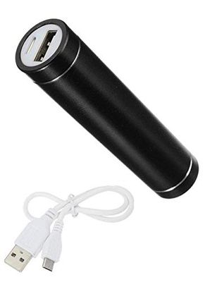 Shot Case PowerBank - Cargador Externo para Samsung Galaxy A10 Universal (2600 mAh, Incluye Cable USB//Mirco USB de Emergencia), Color Negro