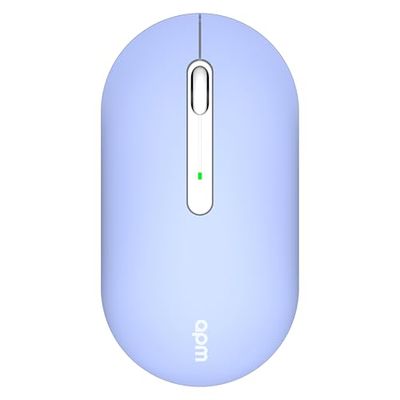 APM Colors 571176 - Mouse wireless silenzioso, modalità Bluetooth o ricevitore 2.4 GHz, 3 pulsanti, portatile, batteria inclusa, compatibile con PC/Telefono/Tablet/Windows/macOS/iPadOS/Android/Cromo