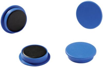 Durable 475506 Magneten, industriële verpakking, 37 mm, 3000p, blauw, 20 st.