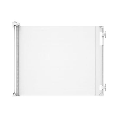 Hakuna Pets Indoor/Outdoor Paw Proof Retractable Dog Gate, 93cm Tall Extends to 1.8m Wide, White