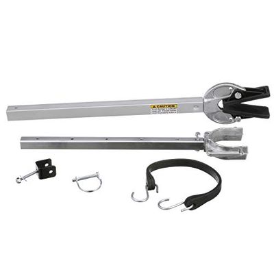 Attwood SP-400-RB Barra supporto motore fuoribordo per carrello regolabile 58,4 cm-35 con rullo e supporto