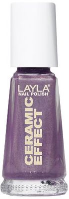 Layla Cosmetics 1243R23-043 keramisk effekt nagellack – lila regler, 1-pack (1 x 0,01 l)