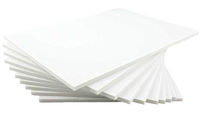 House of Card & Paper Tavola in schiuma bianca formato A2 420x594x5mm 10 fogli per confezione