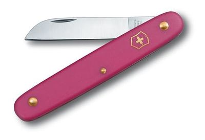 Victorinox Faca para flores, faca de jardinagem, profissionais, folha reta, rosa