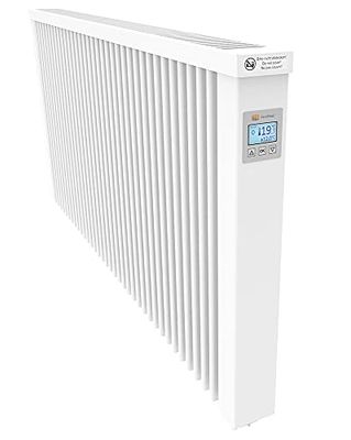 AeroFlow MAXI 2450 Elektrische verwarming met chamottekern, app-ready FlexiSmart-displayregelaar (Android + iOS) elektrische extra verwarming, nachtopslag vervanging, elektrische radiator verwarming